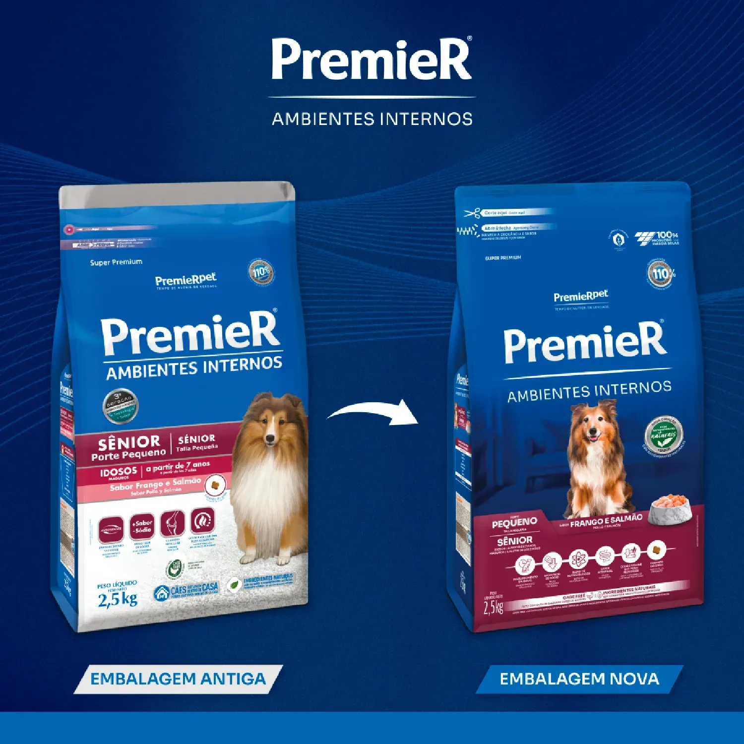 Nova-embalagem-Racao-Premier-Ambientes-Internos-Caes-Senior-Racas-Pequenas