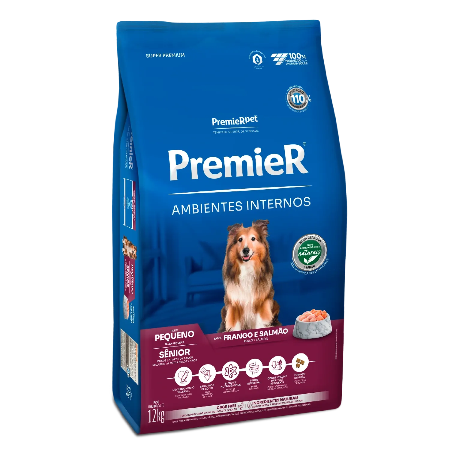 Racao-Premier-Ambientes-Internos-Caes-Senior-Racas-Pequenas-12kg-lateral