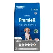 Ração Premier Ambientes Internos Light Cães Adultos Frango e Salmão