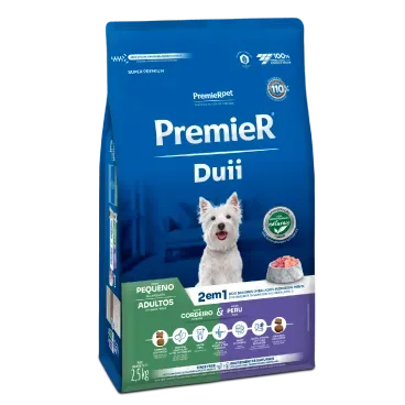 Racao-Premier-Duii-Caes-Adultos-Porte-Pequeno-Cordeiro-e-Peru-2.5kg-lateral