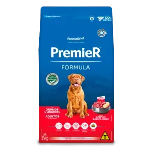 Ração Premier Formula Cães Adultos Raças Grandes e Gigantes Carne - 15 kg