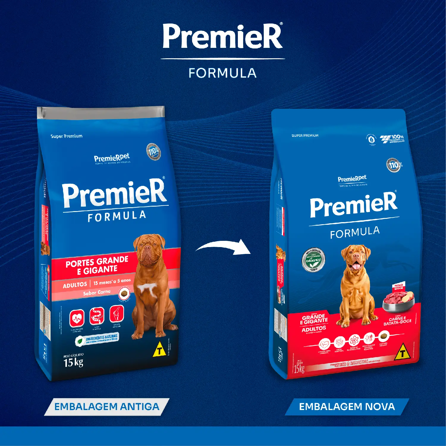 Nova-embalagem-Racao-Premier-Formula-Caes-Adultos-Racas-Grandes-e-Gigantes