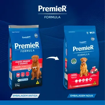 Nova-embalagem-Racao-Premier-Formula-Caes-Adultos-Racas-Grandes-e-Gigantes