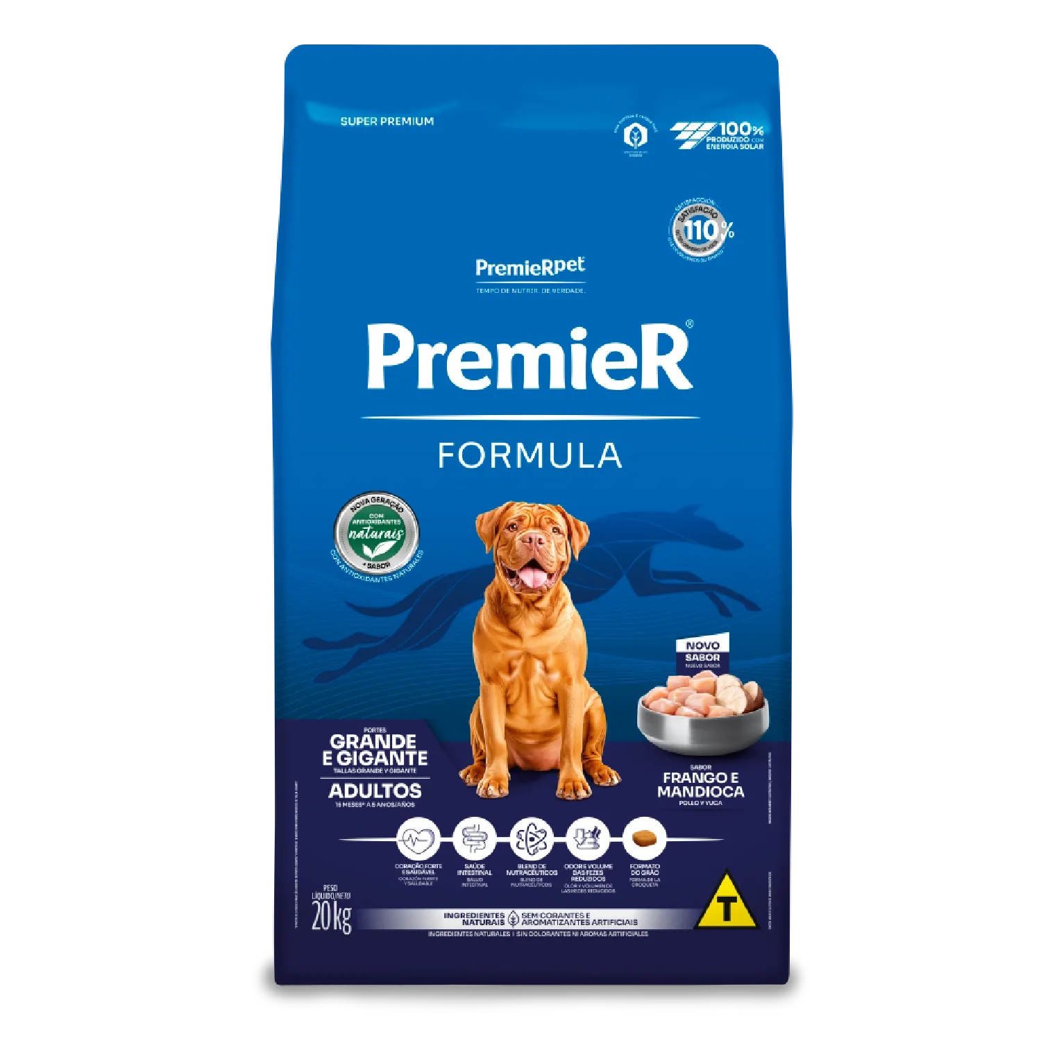 Racao-Premier-Formula-Caes-Adultos-Racas-Grandes-e-Gigantes-Frango-20kg-frente