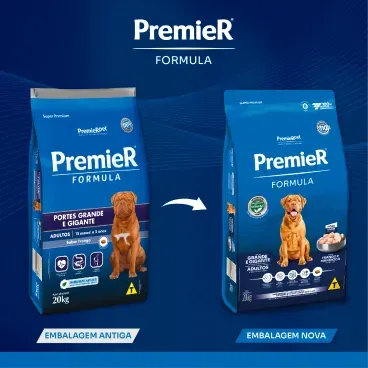 Nova-embalagem-Racao-Premier-Formula-Caes-Adultos-Racas-Grandes-e-Gigantes-Frango