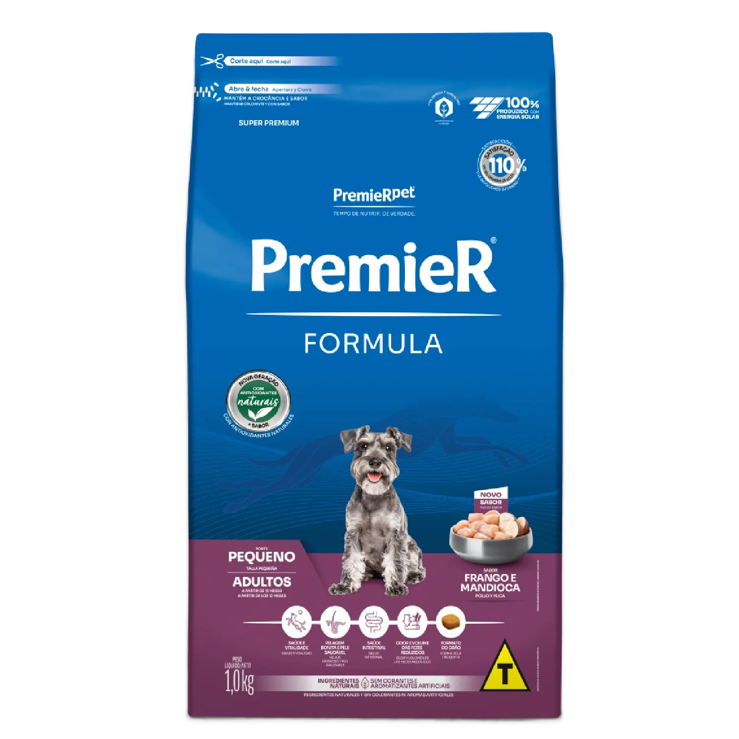 Racao-Premier-Formula-Caes-Adultos-Racas-Pequenas-Frango-1kg-frente
