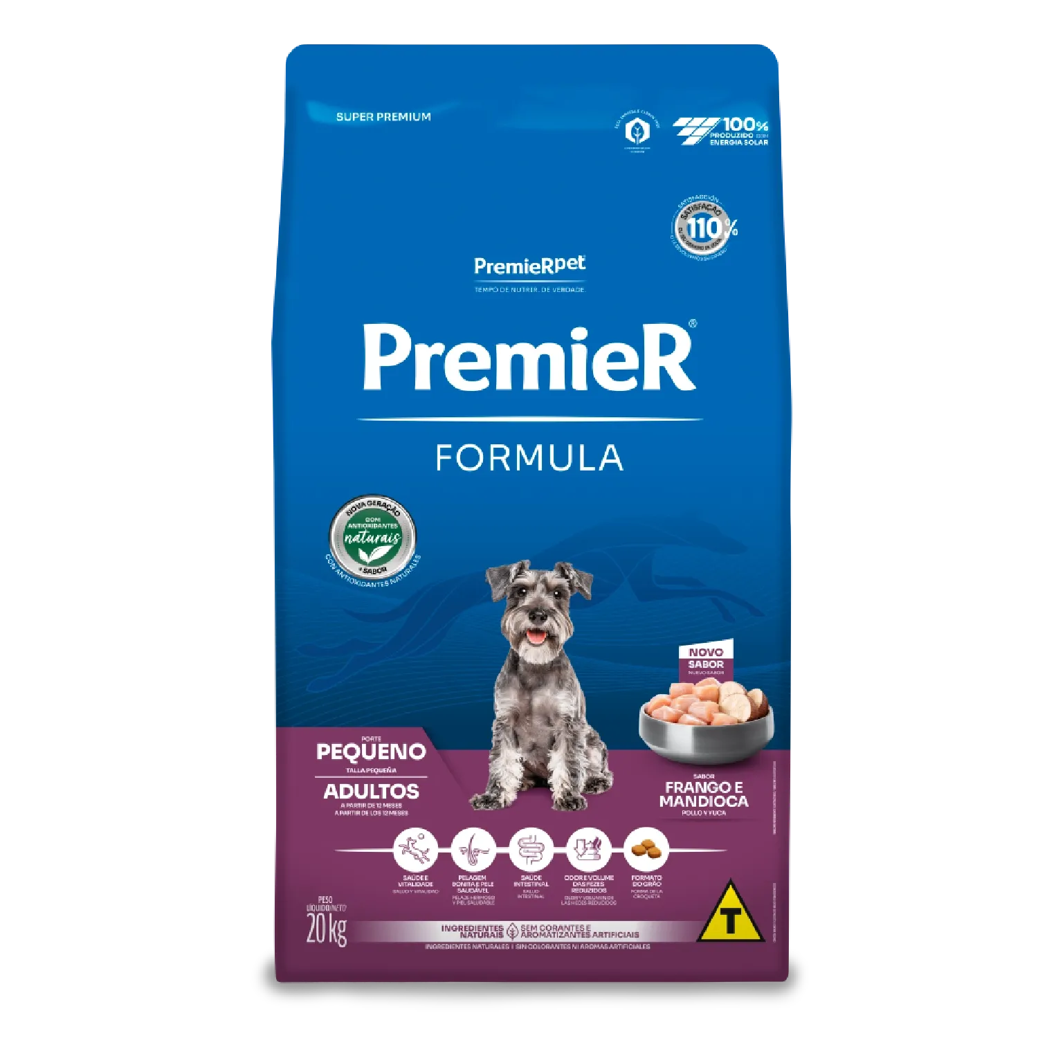 Ração Premier Formula Cães Adultos Raças Pequenas Frango e Mandioca