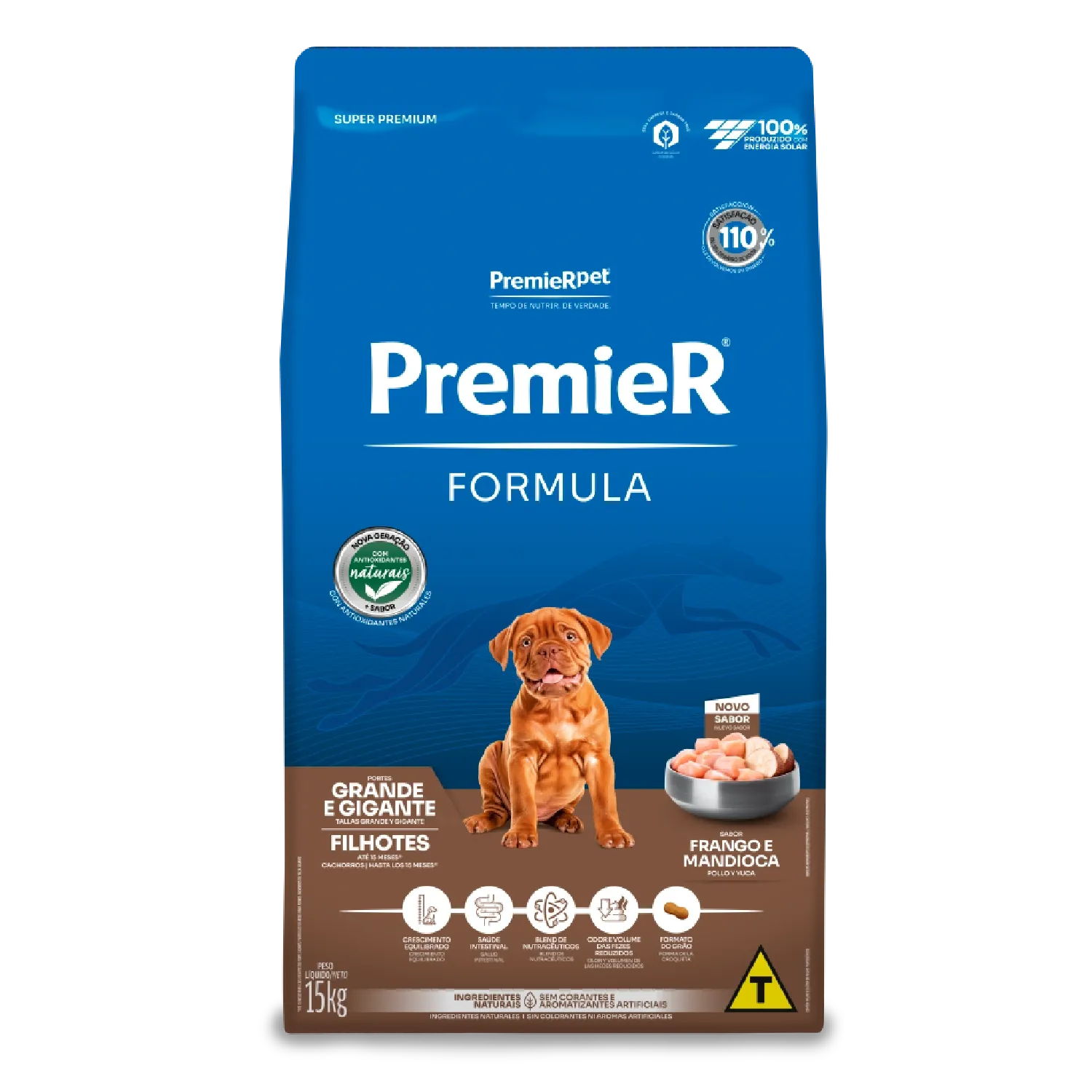 Racao-Premier-Formula-Caes-Filhotes-Racas-Grandes-e-Gigantes-Frango-15kg-frente