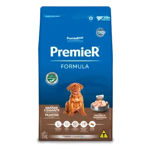 Ração Premier Formula Cães Filhotes Raças Grandes e Gigantes Frango - 15 kg