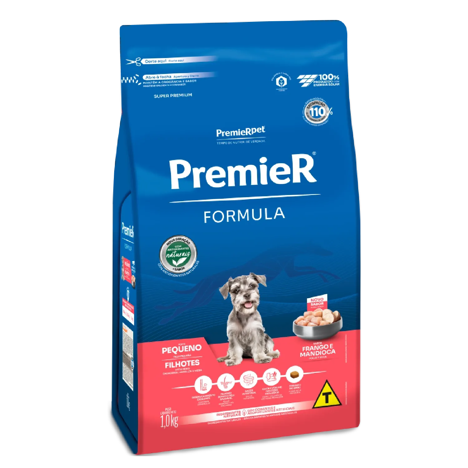 Ração Premier Formula Cães Filhotes Porte Pequeno Frango