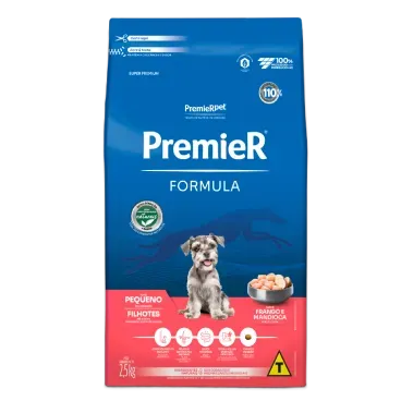 Racao-Premier-Formula-Caes-Filhotes-Racas-Pequenas-Frango-2.5kg-frente