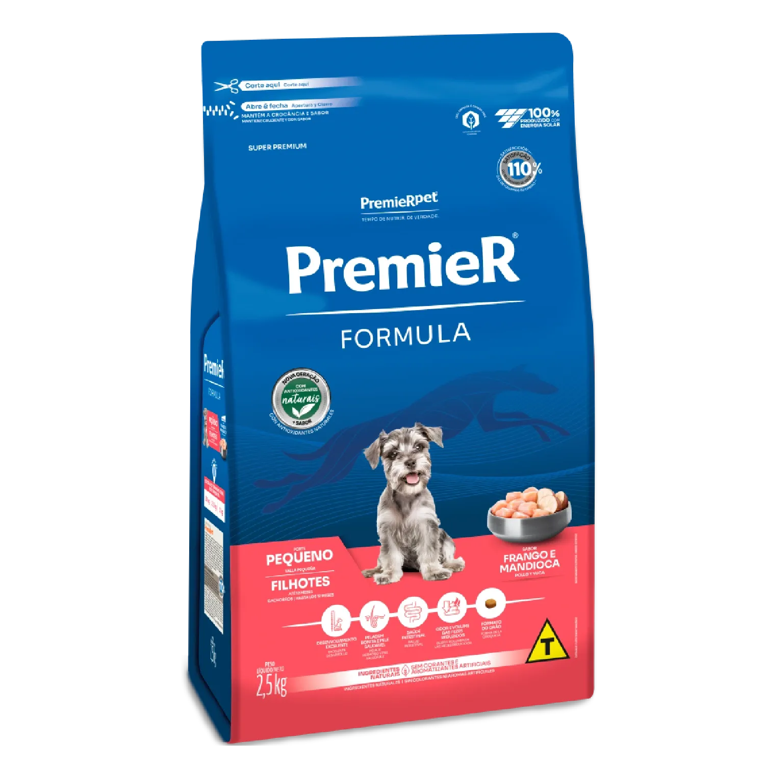 Ração Premier Formula Cães Filhotes Porte Pequeno Frango Ração Premier Formula Cães Filhotes Porte Pequeno Frango