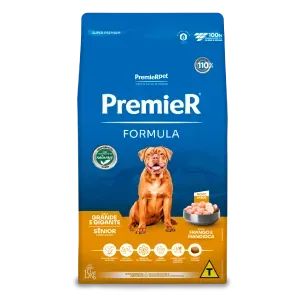 Ração Premier Formula Cães Sênior Raças Grande e Gigante Frango - 15 kg