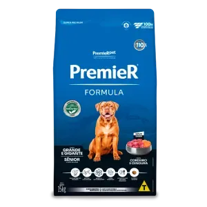 Ração Premier Formula Cães Sênior Raças Grandes e Gigantes Cordeiro - 15 kg
