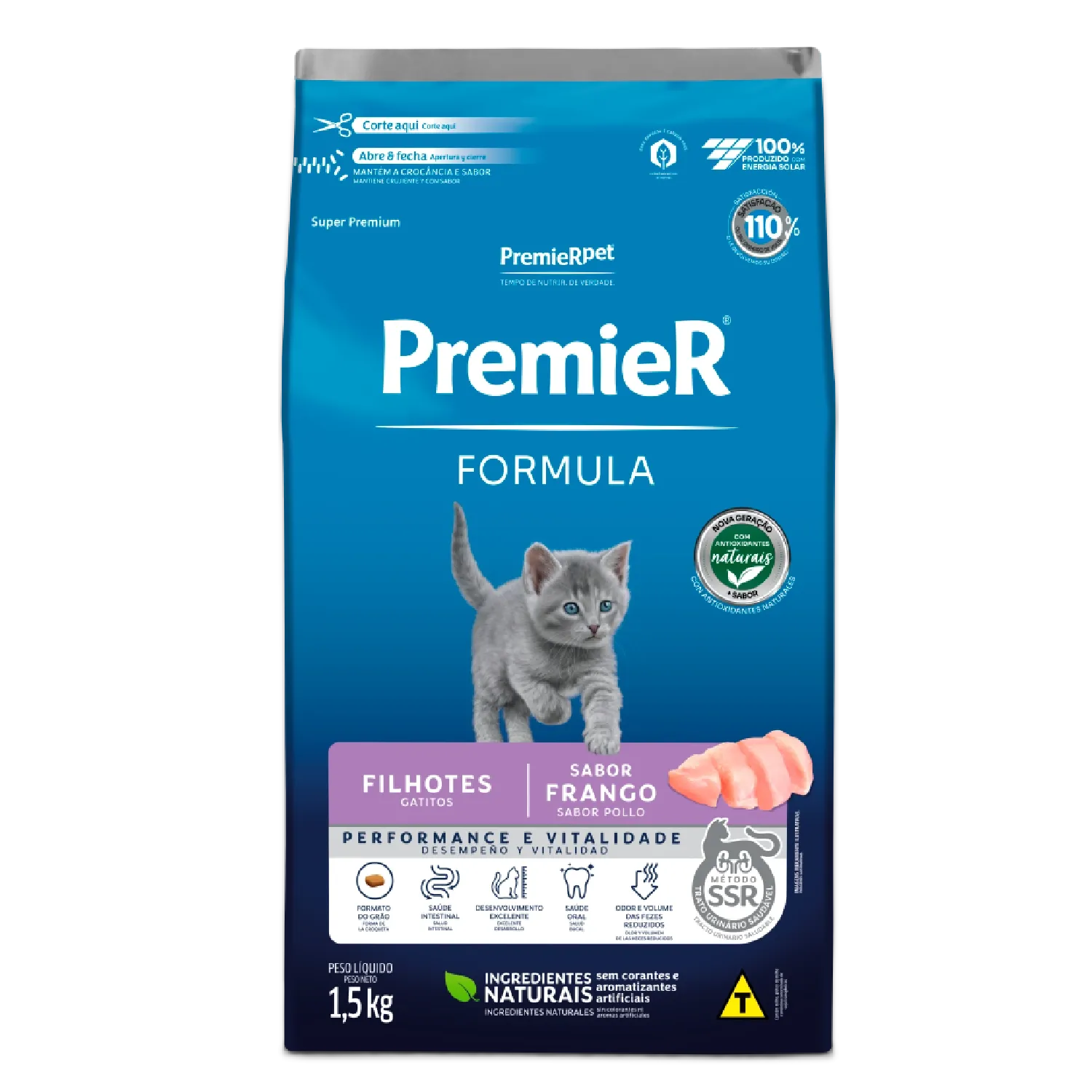 Racao-Premier-Formula-Gatos-Filhotes-Frango-1.5kg-frente