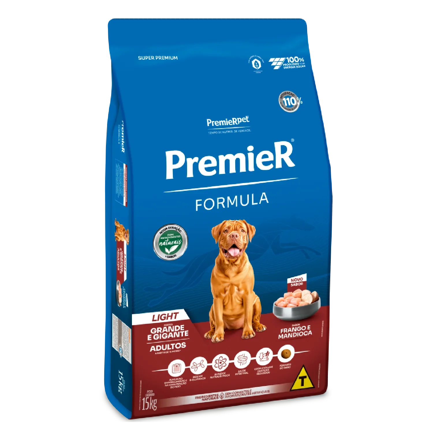 Racao-Premier-Formula-Light-Caes-Adultos-Racas-Grandes-e-Gigantes-Frango-15kg-lateral
