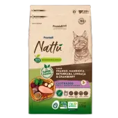 Ração Premier Nattu Gatos Adultos Castrados Mandioca
