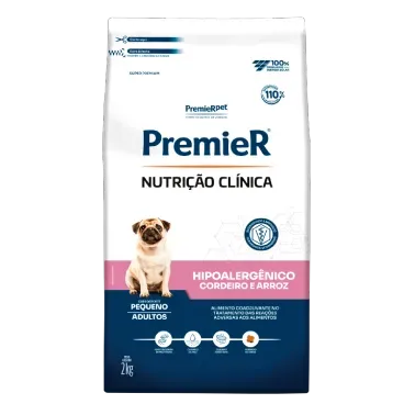 Racao-Premier-Nutricao-Clinica-Caes-Hipoalergenico-Pequeno-Porte-Cordeiro-e-Arroz-2kg-frente