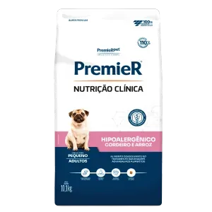 Ração Premier Nutrição Clínica Hipoalergênico Cães Pequeno Porte Cordeiro e Arroz