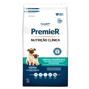 Racao-Premier-Nutricao-Clinica-Caes-Hipoalergenico-Racas-Pequenas-Proteina-hidro-2kg-frente