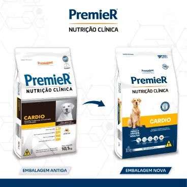Nova-embalagem-Racao-Premier-Nutricao-Clinica-Cardio-Caes-Adultos-Porte-Medio-e-Grande