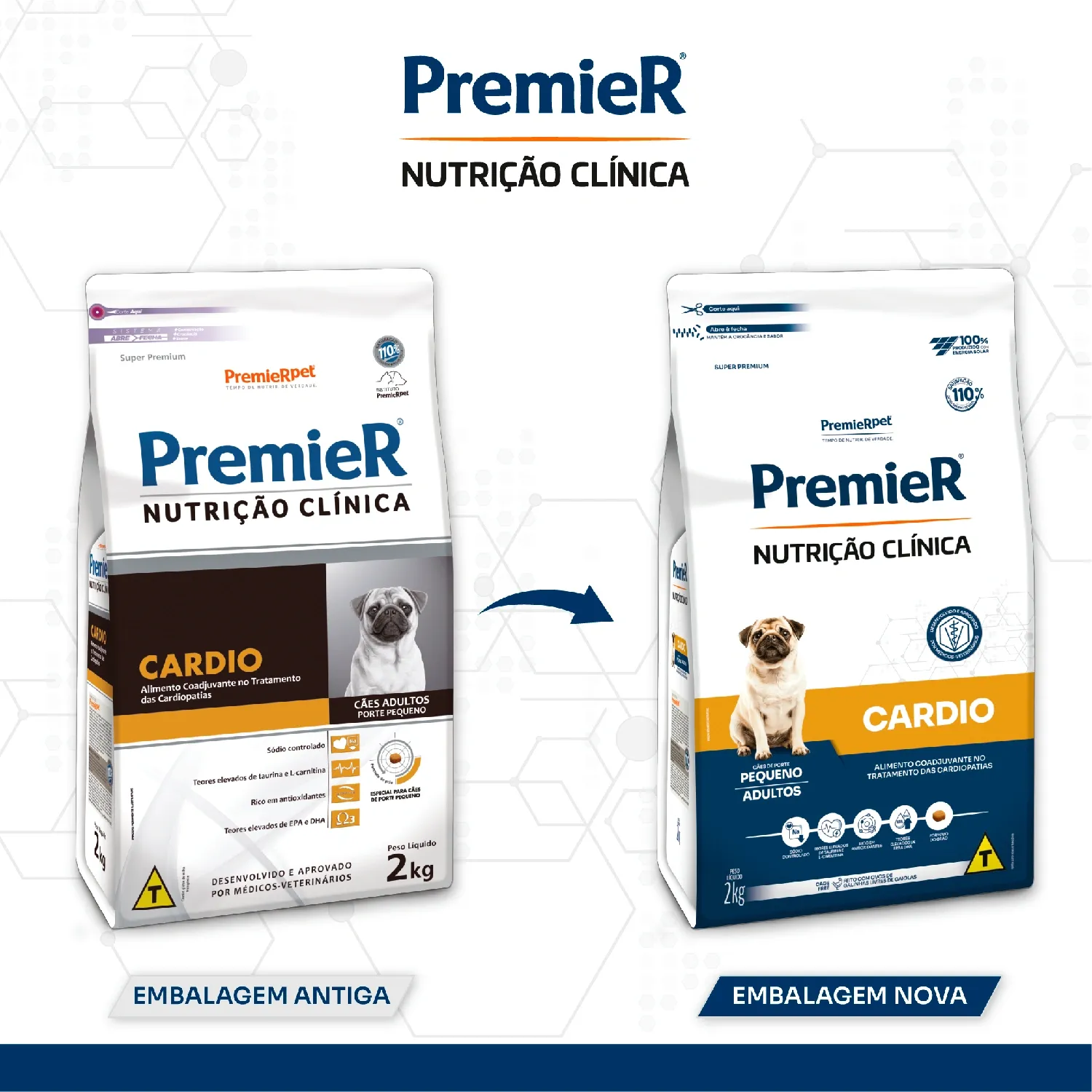 Ração Premier Nutrição Clínica Cardio Cães Adultos Porte Pequeno