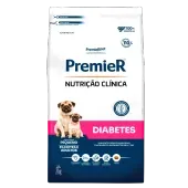 Ração Premier Nutrição Clínica Diabetes Cães Adultos e Filhotes Raças Pequenas