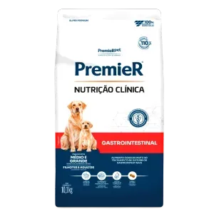 Ração Premier Nutrição Clínica Gastrointestinal Cães Raças Médio e Grande - 10,1 kg