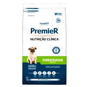 Ração Premier Nutrição Clínica Obesidade Cães Adultos Pequeno Porte