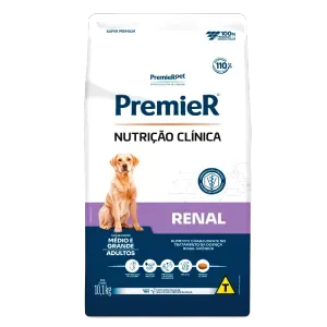 Ração Premier Nutrição Clínica Renal Cães Adultos Porte Médio e Grande - 10,1 kg