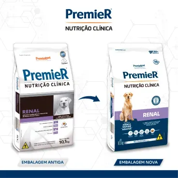 Nova-embalagem-Racao-Premier-Nutricao-Clinica-Renal-Caes-Adultos-Porte-Medio-e-Grande