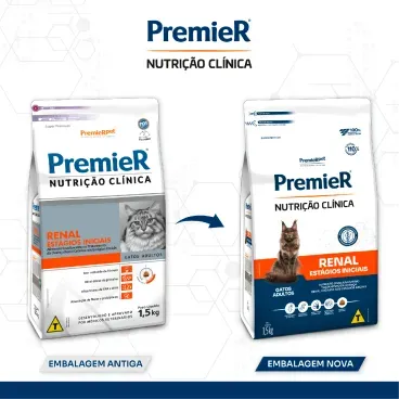 Nova-embalagem-Racao-Premier-Nutricao-Clinica-Renal-Estagios-Iniciais-Gatos-Adultos
