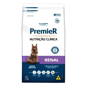 Ração Premier Nutrição Clínica Renal Gatos Adultos