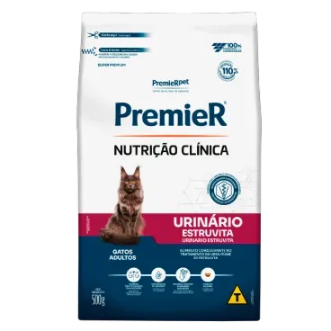 Racao-Premier-Nutricao-Clinica-Urinario-Gatos-Adultos-0.5kg-frente