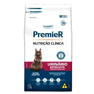Ração Premier Nutrição Clínica Urinário Gatos Adultos