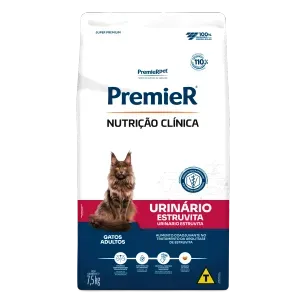 Ração Premier Nutrição Clínica Urinário Gatos Adultos