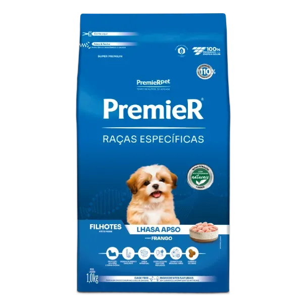 Ração Premier Raças Específicas Lhasa Apso Filhotes 1 kg