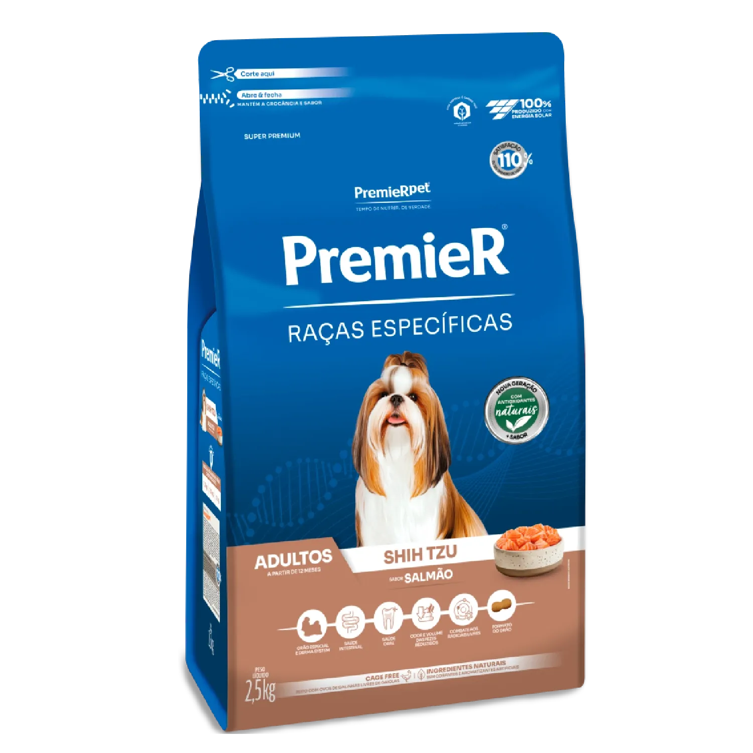 Ração Premier Raças Específicas Shih Tzu Adultos Salmão | Cobasi