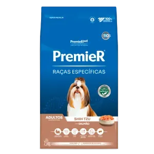 Ração Premier Raças Específicas Shih Tzu Adultos Salmão