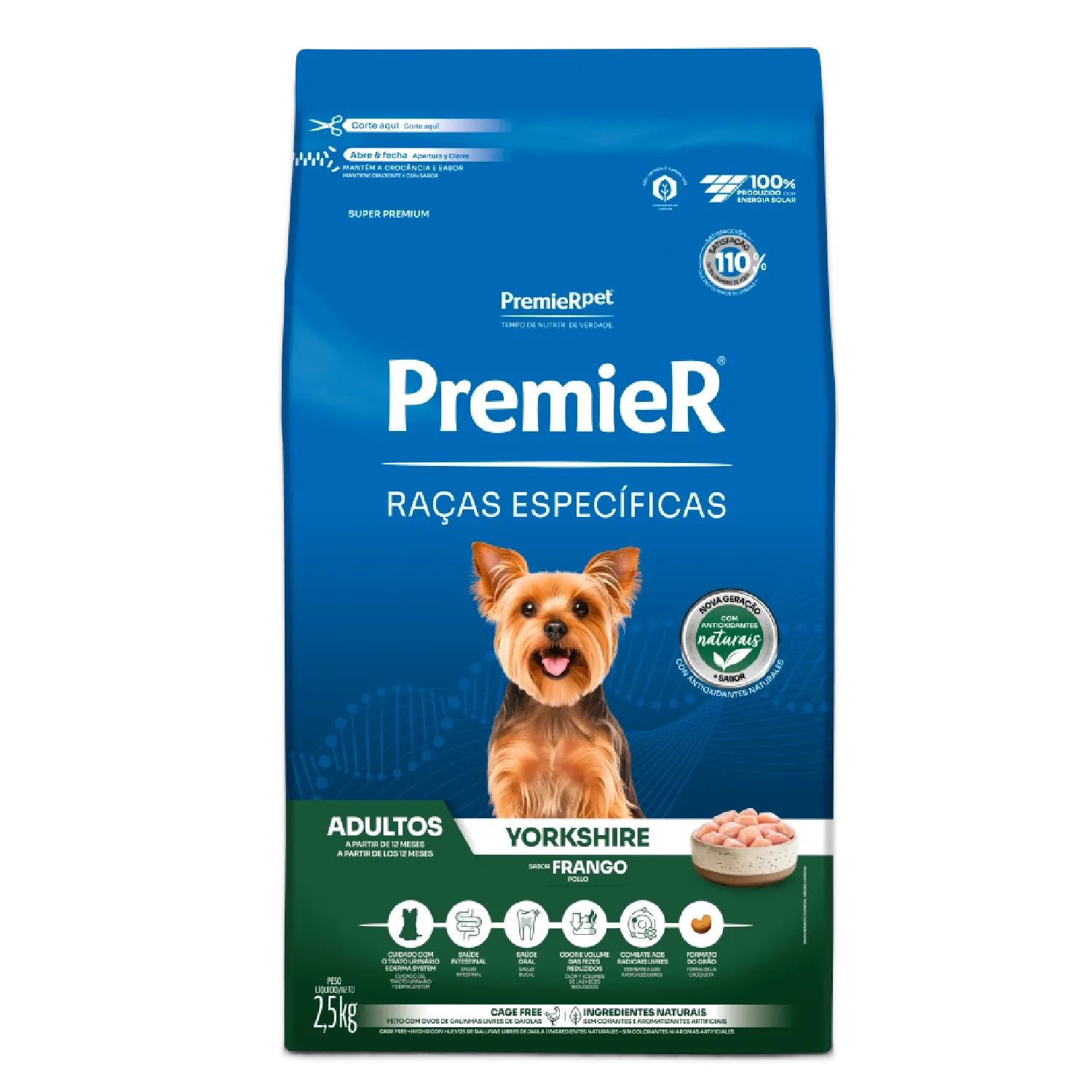 Ração Premier Raças Específicas Yorkshire Adultos