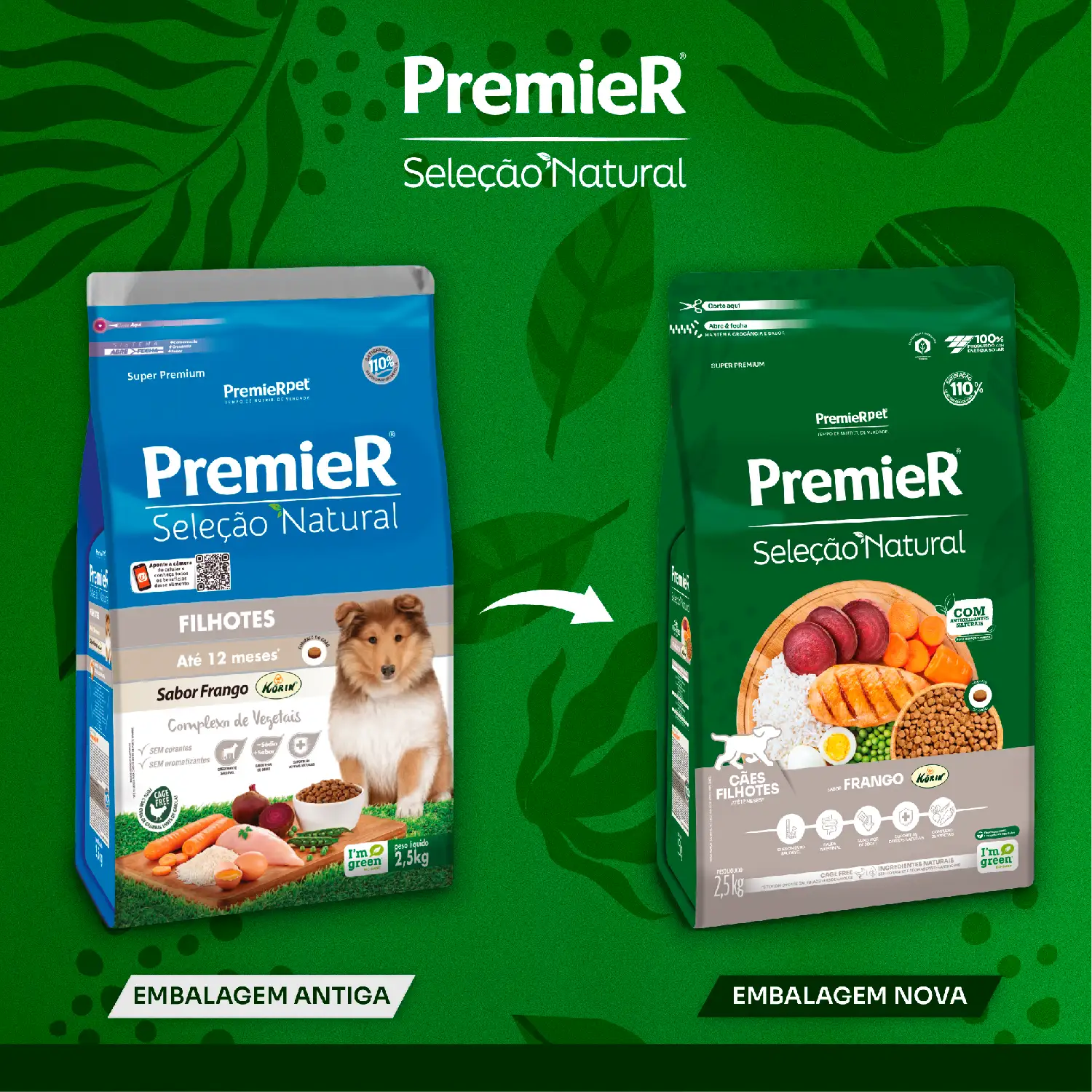 Ração Premier Seleção Natural Cães Filhotes Frango Ração Premier Seleção Natural Cães Filhotes Frango
