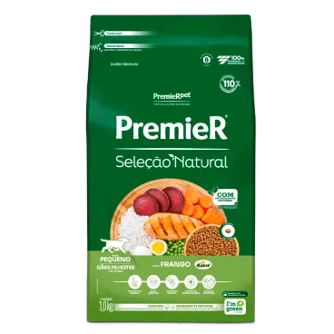 Racao-Premier-Selecao-Natural-Caes-Filhotes-Racas-Pequenas-Frango-1kg-frente