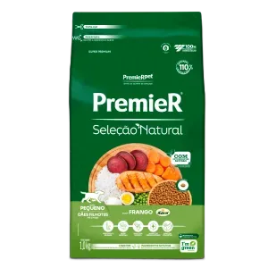 Ração Premier Seleção Natural Cães Filhotes Raças Pequenas Frango