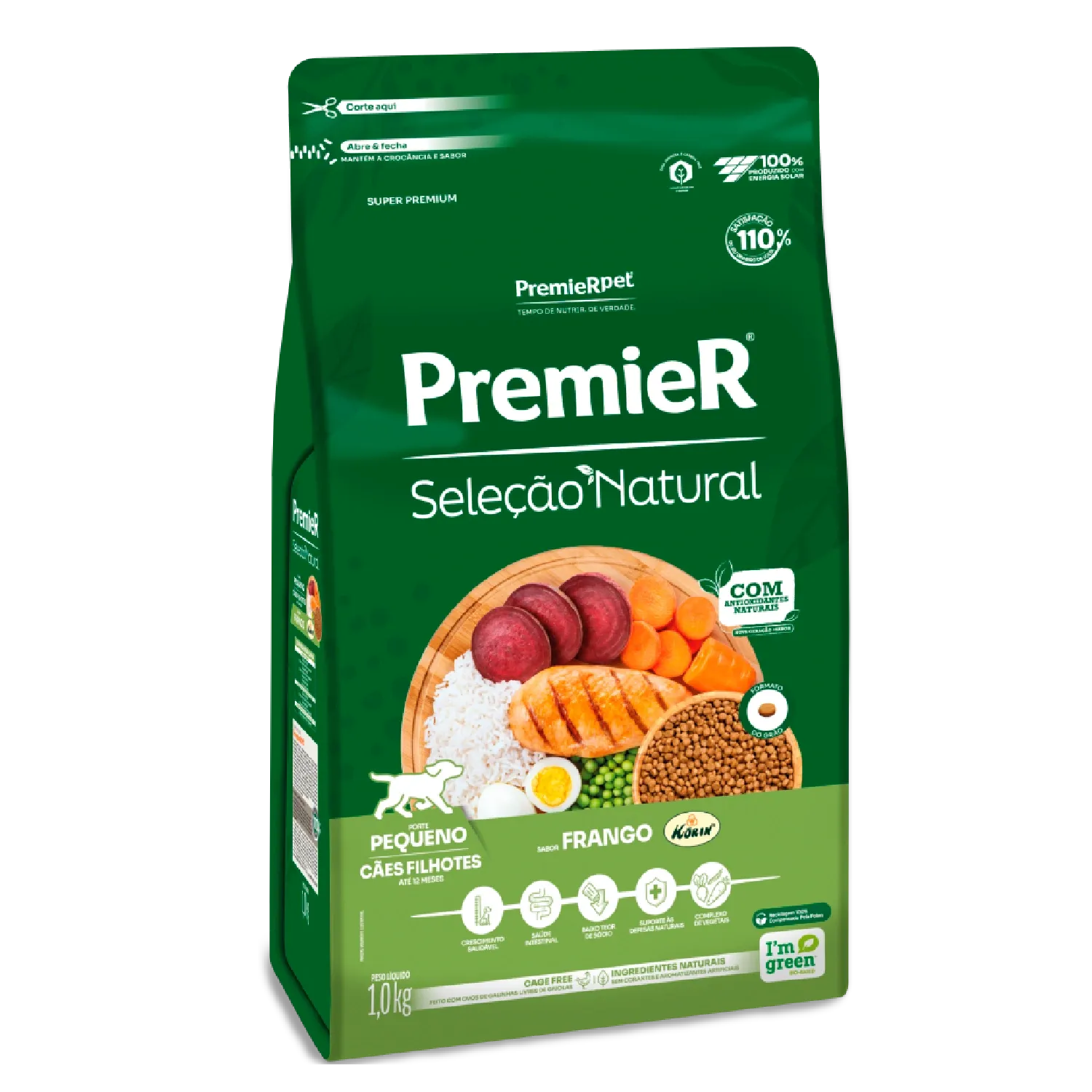 Racao-Premier-Selecao-Natural-Caes-Filhotes-Racas-Pequenas-Frango-1kg-lateral
