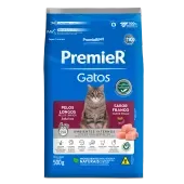 Ração Premier Ambientes Internos Gatos Adultos Pelos Longos Frango