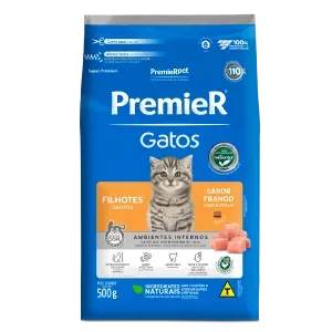 Ração Premier Ambientes Internos Gatos Filhotes Frango