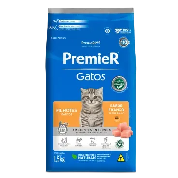 Racao-Premier-Ambientes-Internos-Gatos-Filhotes-Frango-1.5kg-frente