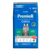 Ração Premier Ambientes Internos Light Gatos Adultos Salmão