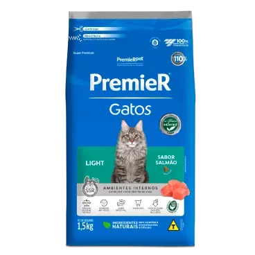 Racao-Premier-Ambientes-Internos-Light-Gatos-Adultos-Salmao-1.5kg-frente