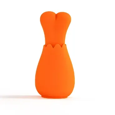 Brinquedo-Mordedor-Coxa-de-Frango-Seven-Toys-Laranja